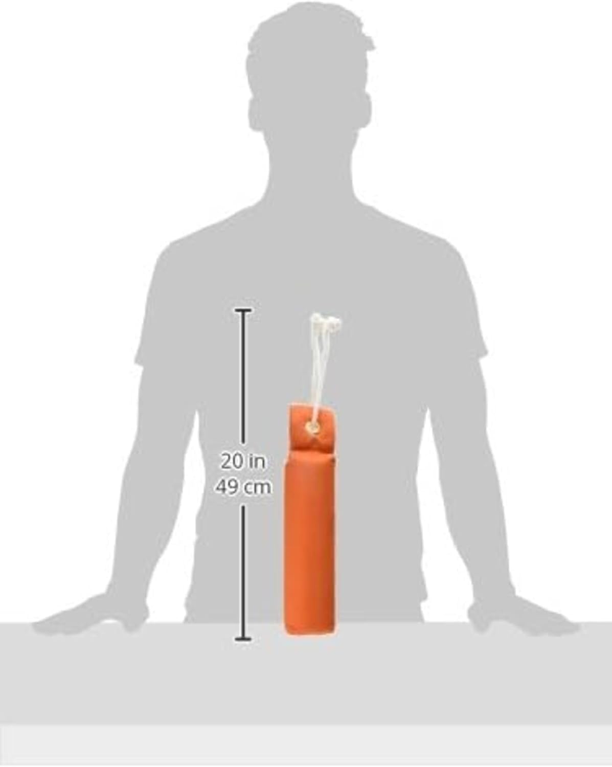 SportDOG Brand Canvas Dummies - Hunting Dog Training Tool - Weighted Bumper for Easy Throwing - Readily Holds Game Scent - Floats - Puppy - Orange
