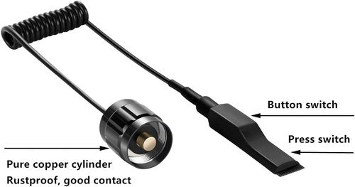 Green Light 350 Yards Adjustable Zoomable LED Coyote Hog Pig Varmint Hunting Light Flashlight with Remote Pressure Switch