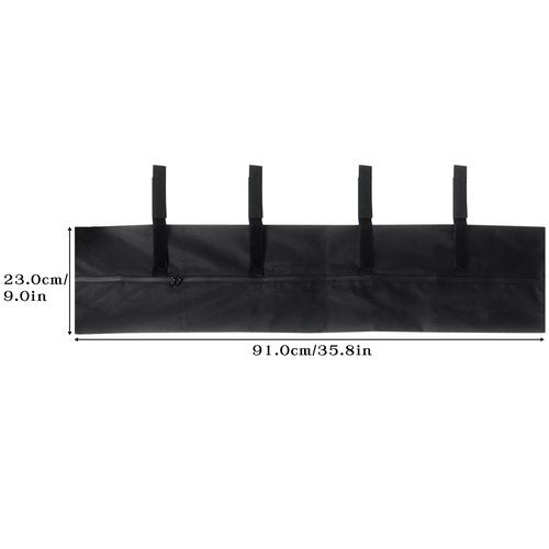 Klmnop Bike Handlebar Cover, Waterproof Dustproof Ebike Handlebar Protective Cover, Black