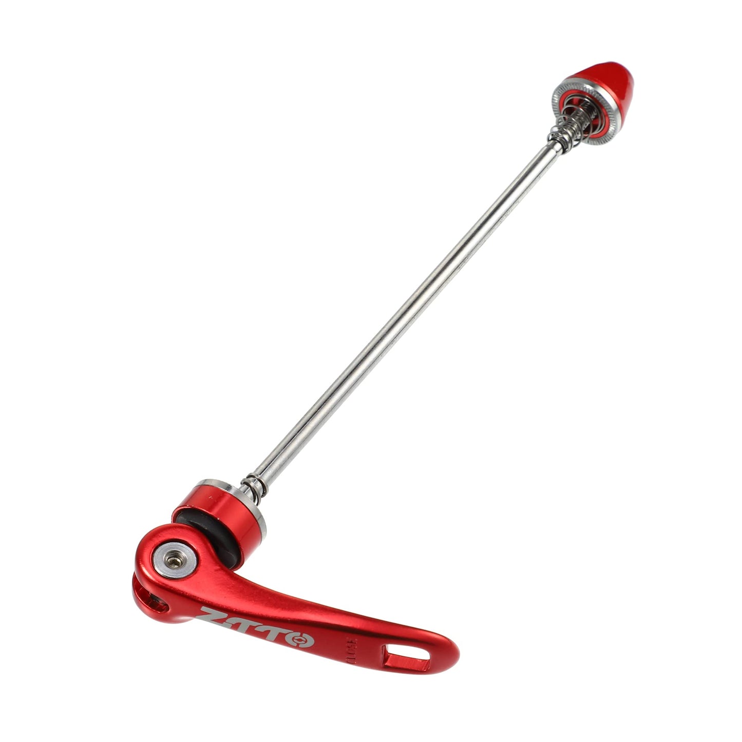X AUTOHAUX 2 Pcs Bike Bicycle Quick Release Axles Skewers Lever Front Rear Bike Axle Wheel Hub 15cm 5.91" 19cm 7.48" Red for MTB Moutain Road Bike