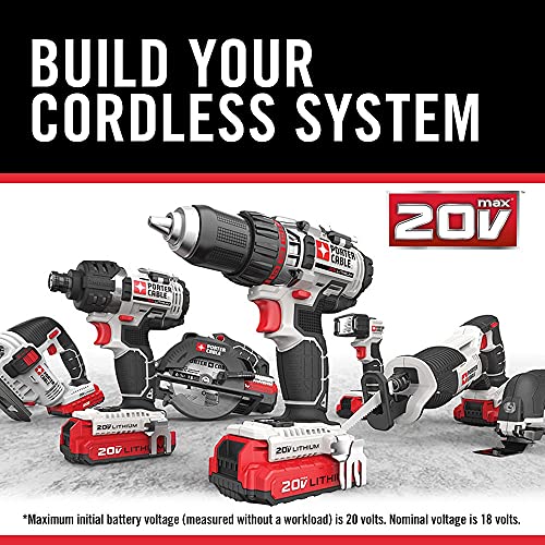 20V MAX LED Work Light Tool Only - Portable Cordless Job Site Lamp