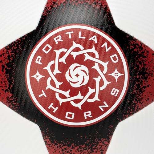 Portland Thorns FC NWSL Soccer Ball - Official Size 5 with Foam Cushioning & Pump