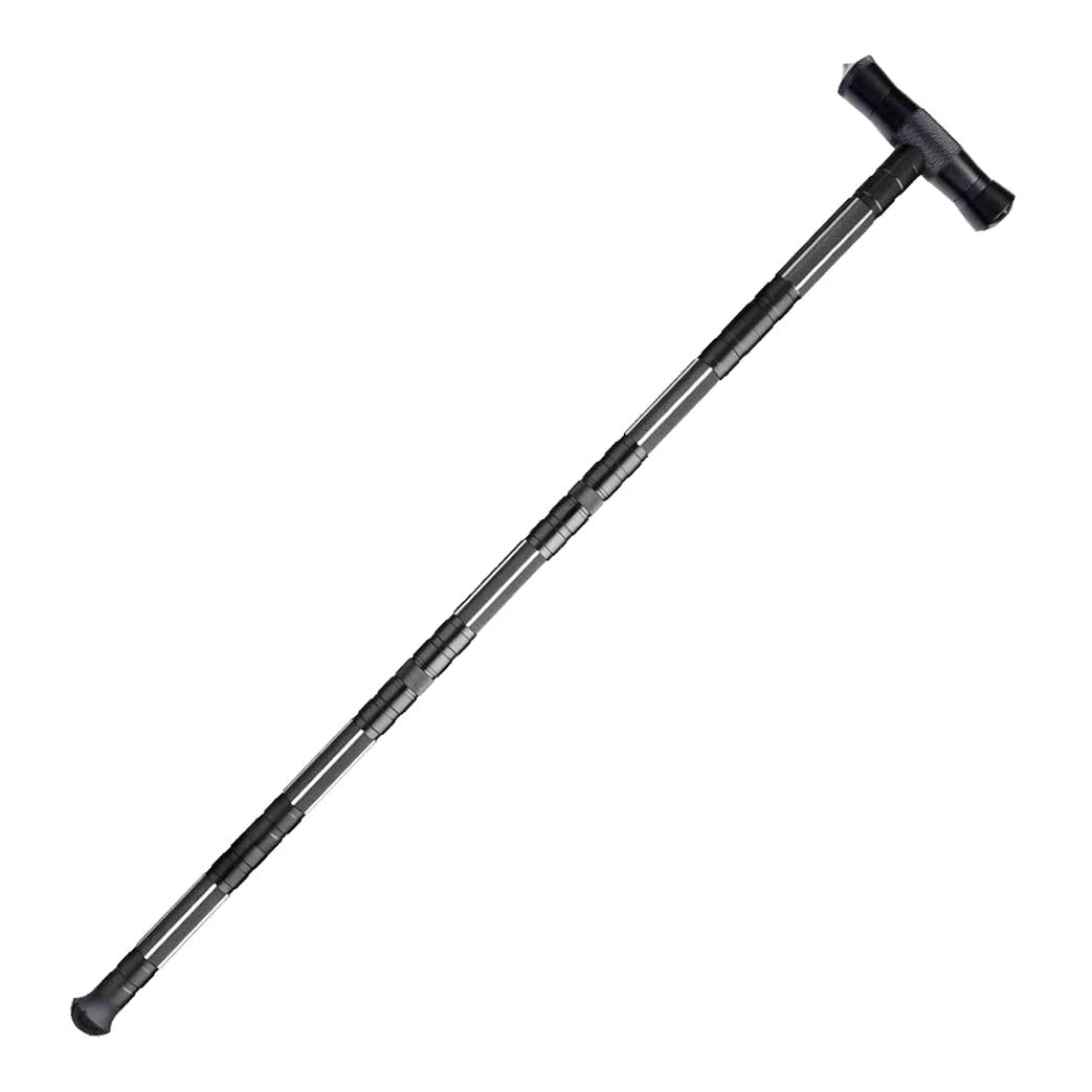 aiGear Premium Walking Hiking Stick and CNC Machined Ext Section with 6 Pack Anti Skid Rubber Tips