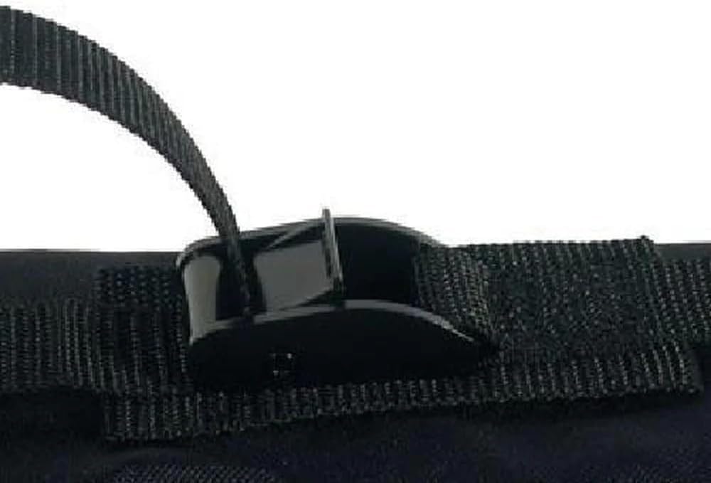Dorsal Universal Soft Roof Rack Pads for Surfboard Kayak SUPs with Car Tie Down Straps and Storage Bag - Pack of 2 Black Polyester
