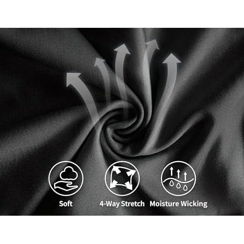 Gnainach Girls Capri Leggings High Waisted Compression Pants Stretch Active Yoga Tights for Kids Teen Workout Running