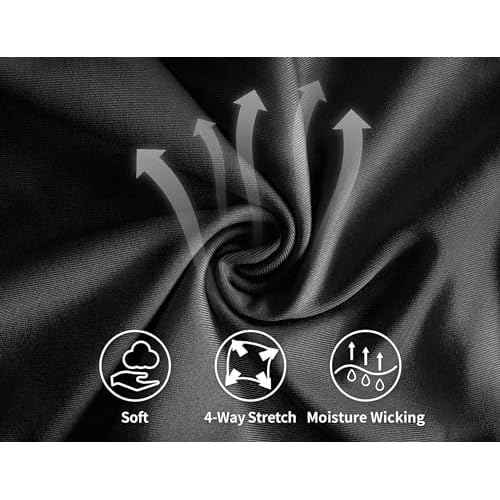 Gnainach Girls Capri Leggings High Waisted Compression Pants Stretch Active Yoga Tights for Kids Teen Workout Running