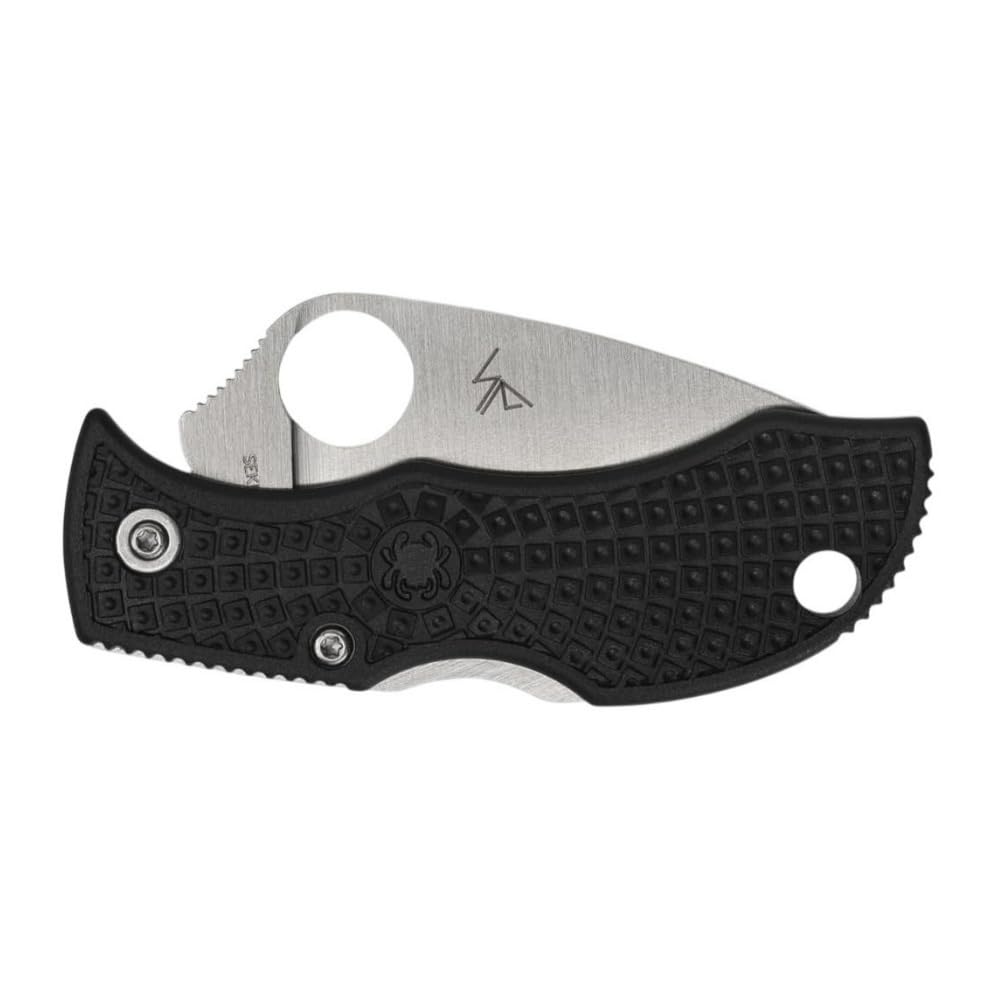 Spyderco Manbug Leaf Folding Pocket Knife with 1.9" VG-10 Steel Blade and FRN Handle - EDC Knife for Men and Women, Perfect for Hunting, Tactical, Camping, Survival, Hiking - SpyderEdge - MBKLFS