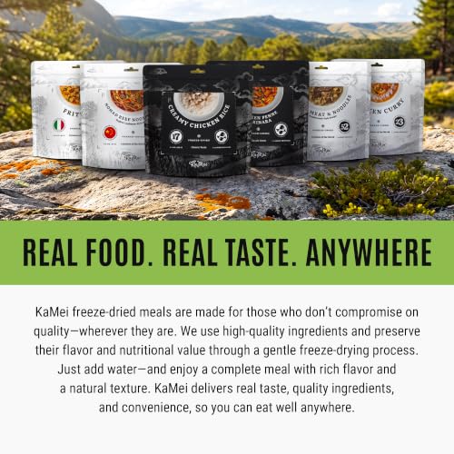 KaMei Freeze-Dried Chicken Penne Marinara Meal - 1-Pack Survival Food