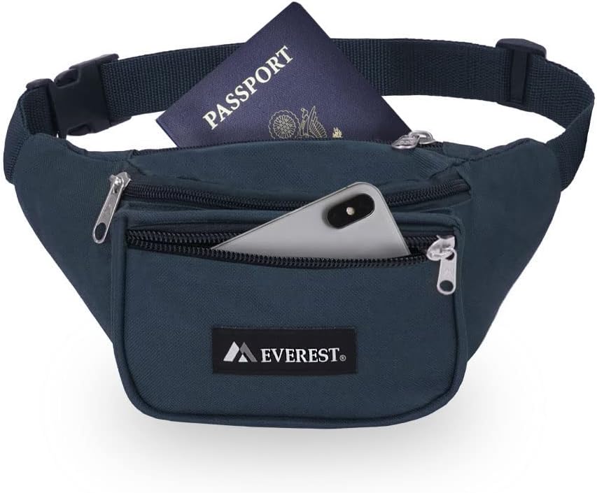 Everest Signature Waist Pack - Medium, Black, One Size