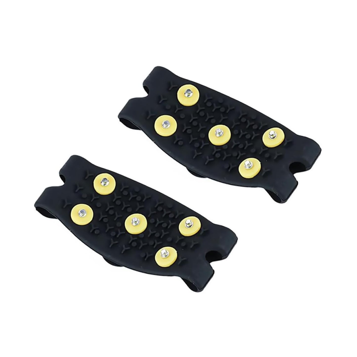Kids Silicone ICE CRAMPONS – Anti-Slip 5 Spikes for Footwear, Traction Grips for Walking, Hiking, Snow, and ICE Adventures