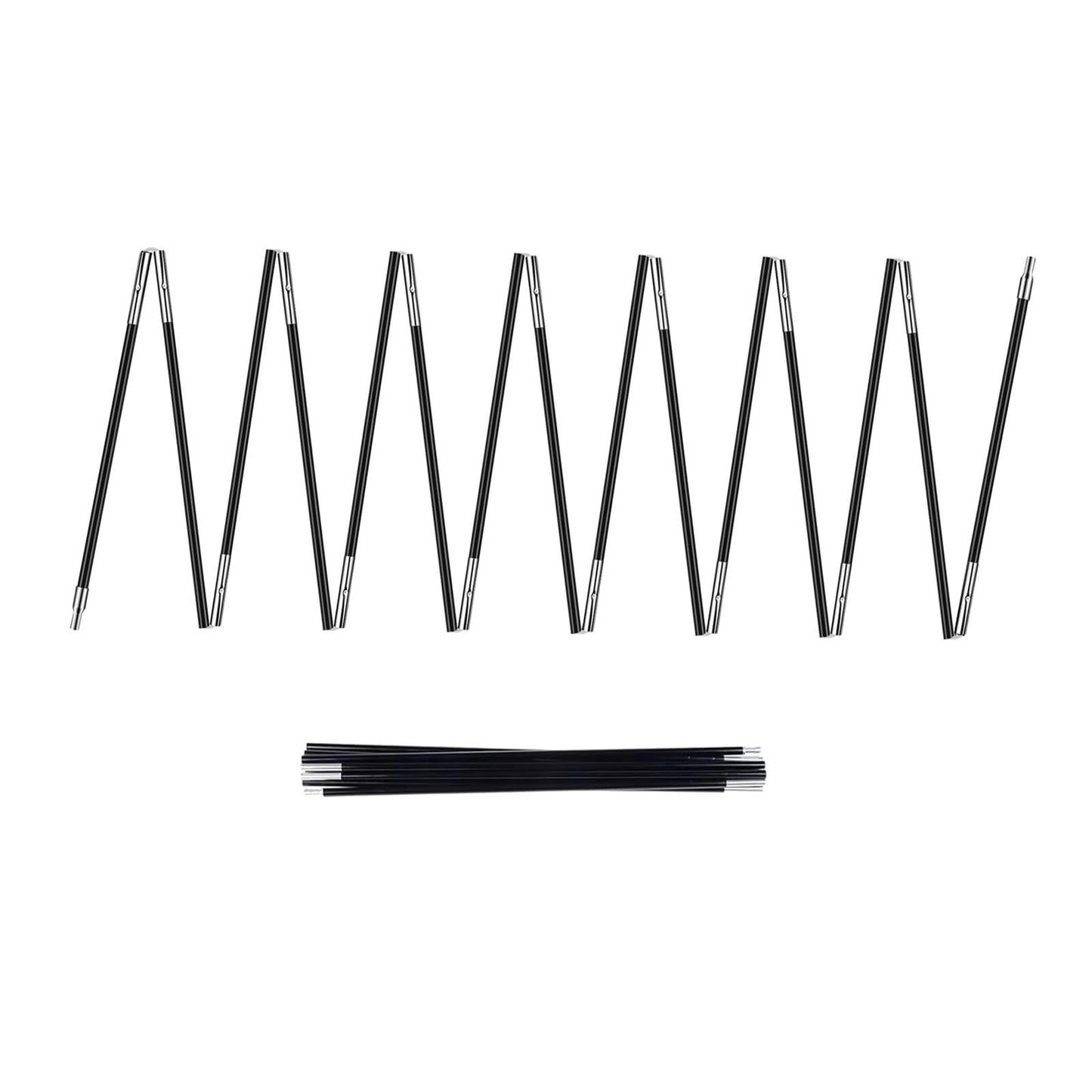 2PCSX20Feet Length,Tent Pole,Kids Tent Replacement Poles for Kids Tent , 9.5mm ,Hiking and Camping Tarp,Suitable for All Kinds of Outdoor Camping Tent;15 Poles Included; (2PCSX20Feet Length)