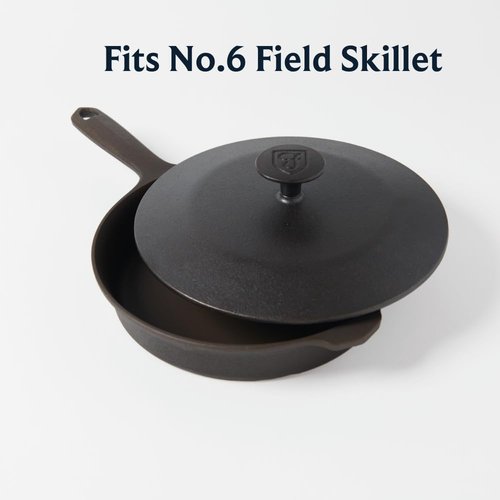 Field Company No.6 Cast Iron Skillet Lid - Made for the Field No.6 Cast Iron Skillet