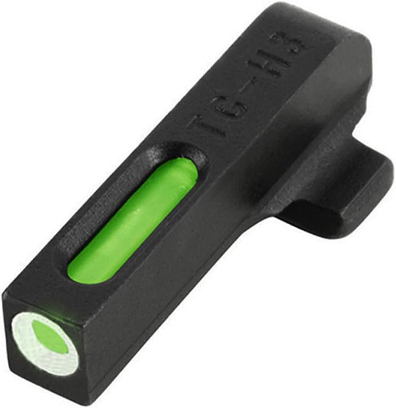 TRUGLO TFX Handgun Sight | Durable Shock-Resistant Compact Brightly Glowing Tritium & Fiber-Optic Xtreme Day/Night Sight for Handguns