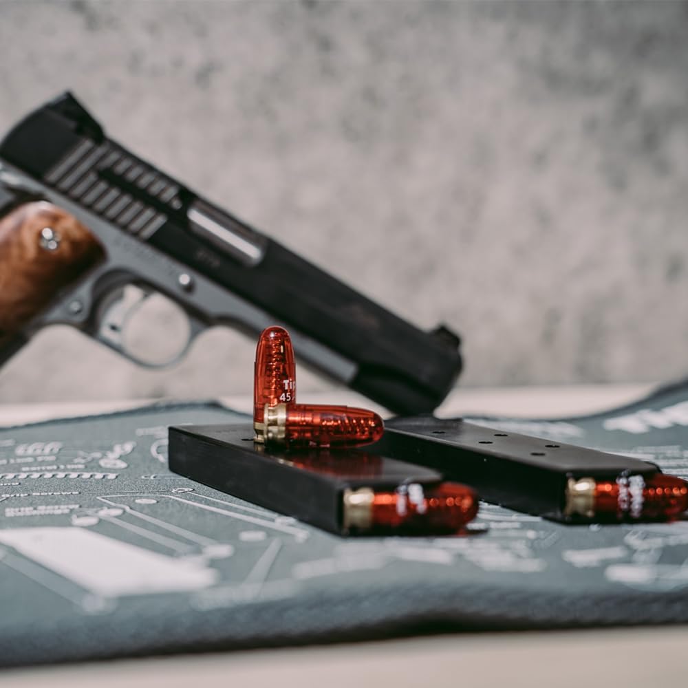 Tipton 1911 Maintenance Mat with Handgun Schematic and Neoprene Construction for Pistol Cleaning