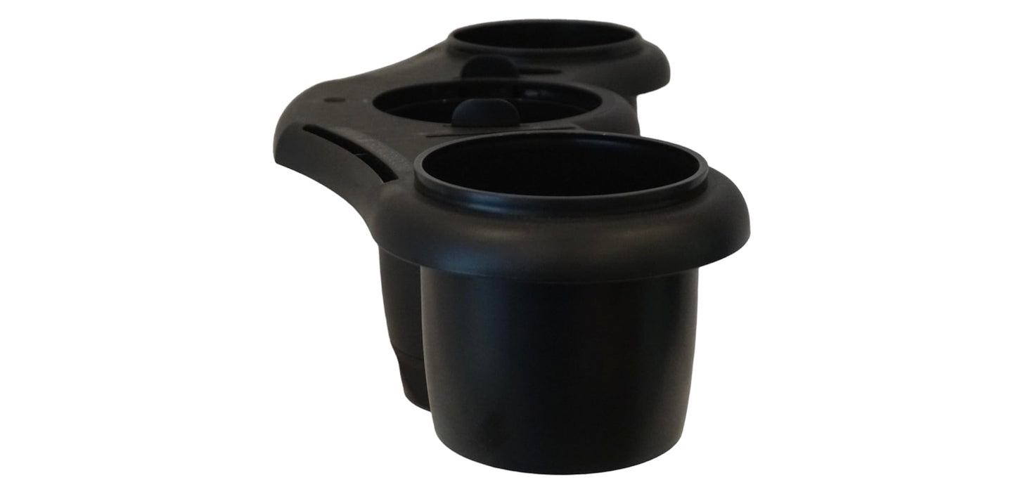 E-Sea Company: E-Sea Caddy Pro- (Black). Multi Cup Suction Mounted Drink Holder w/Knife, Pliers, Hook and Sunglass Storage. Perfect for Boats, Paddle Boards, Kayaks, Camping and More!