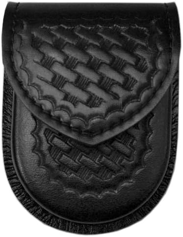 Safariland Duty Gear Double Handcuff Case - 2.25" Duty Belt Loop - Basketweave