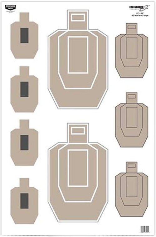Birchwood Casey Eze-Scorer, 25"x35" Brilliant White, Simple and Effective Targets (Varied)