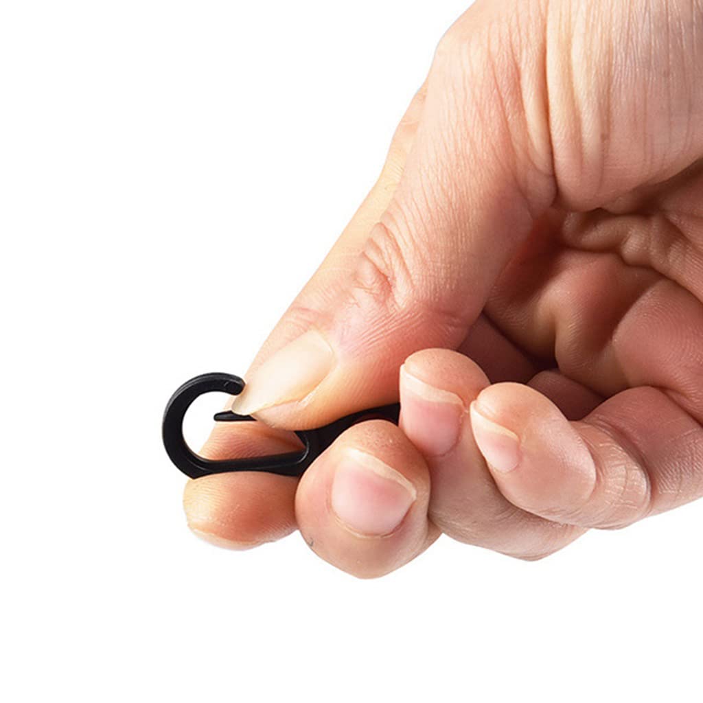 10pcs Plastic Snap Clip Hook Camping Carabiner Buckle Outdoor Tent Accessories Multifunction Snap Hook Camping Equipment Heavy Duty Plastic