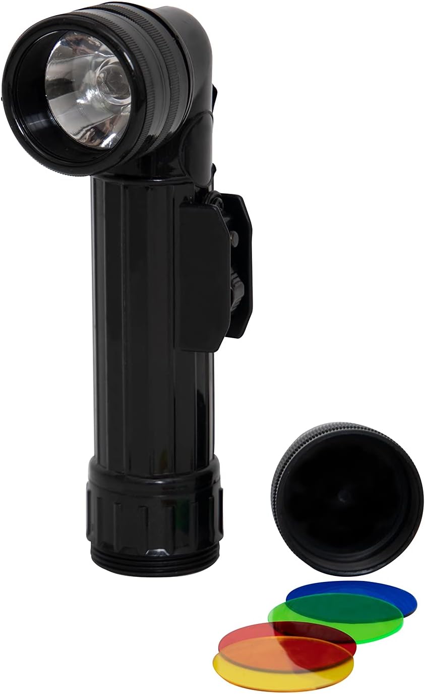 GI Style D-Cell Angle-head Flashlight