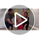 4 Colorful Ninja Gymnastic Rings with Triangle Handles - Kids Obstacle Set