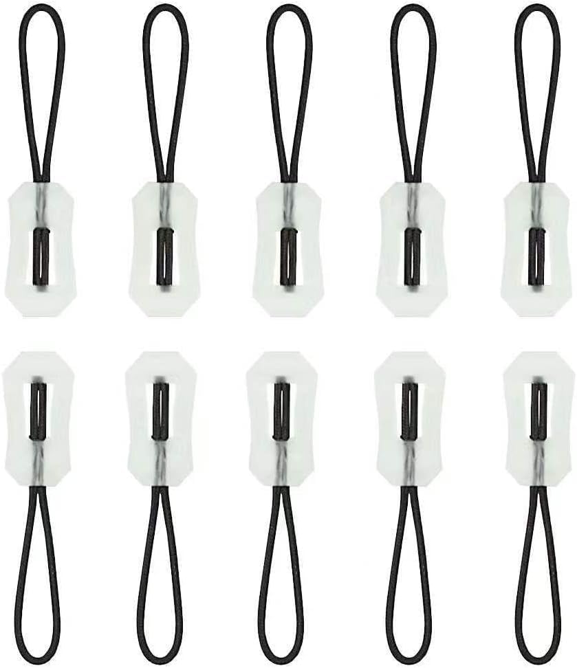 10pcs Glow in Dark Zipper Puller Head Anti-Lost Luminous Pull Zippers Backpack Rucksack Handbag for Backpacks, Jackets, Luggage Coat Tent Pendant Outdoor Mountaineering Camping