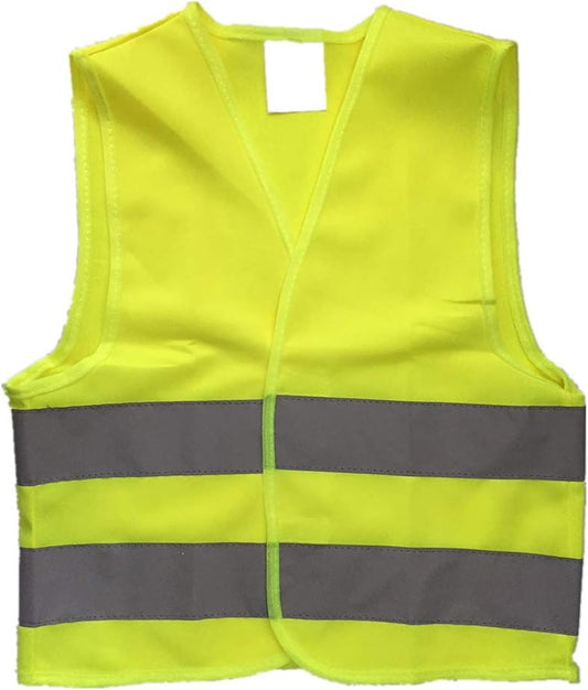 Kids High Visibility Reflective Safety Vest for Costume Running Cycling Size