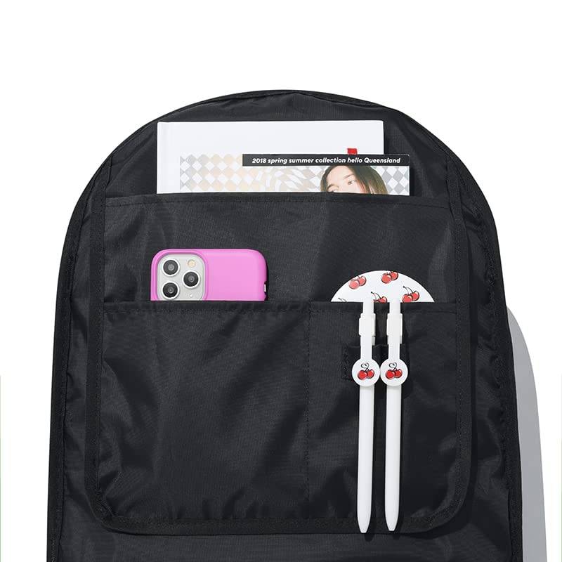 KIRSH Daily Pocket Technical String Backpack (Black)