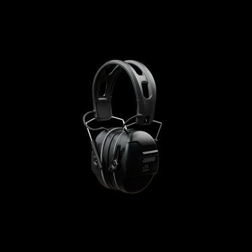 Walker's Recon Digital Muffs - Durable IPX4 Weather-Resistant HD Speakers Hunting Range Shooting Hearing Protection Electronic Muffs, 3.5mm Audio Jack, 2 AAA Batteries Included, Black