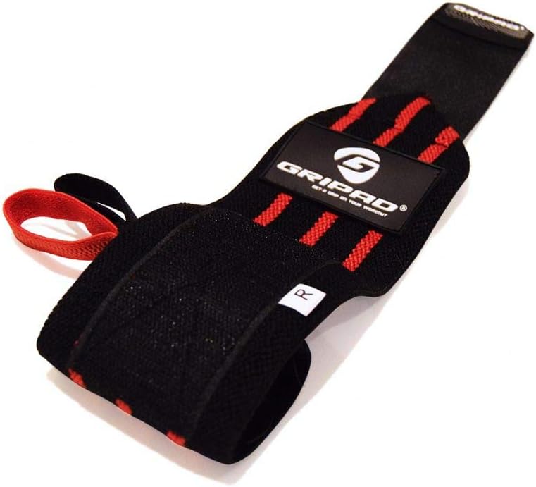 12" x 3" Weight Lifting Support Wrist Wraps, Strong Wrist Wraps, 2 Thumb Loops – Great for Weightlifting, Powerlifting, Bodybuilding, Strength & Cross-Training.
