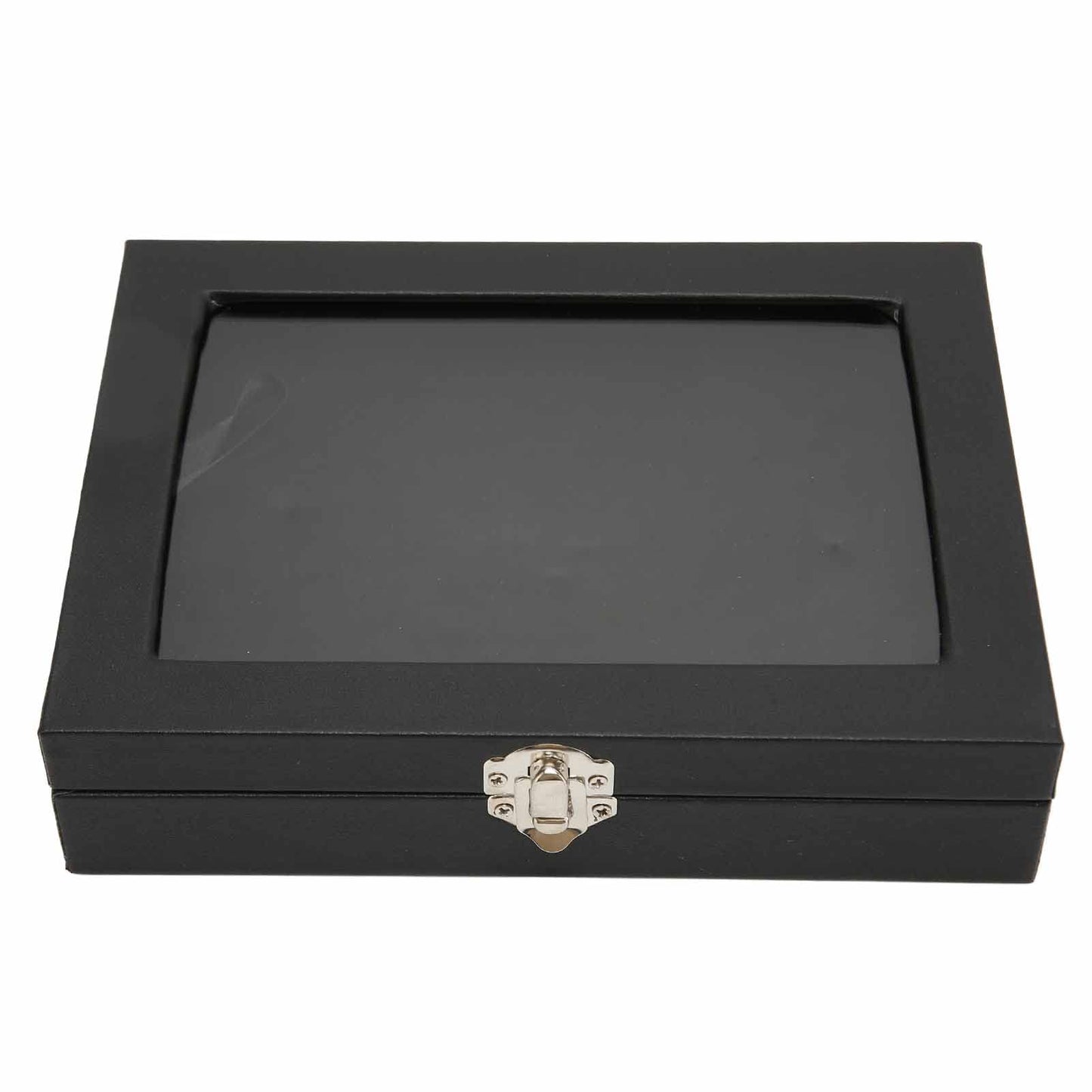 Large Capacity Pin Display Case, Transparent Cover, Badge Display Case, Shadow Box Frame Jewelry Storage Box with Lock Buckle for Pins, Military Medals, Badge Collection