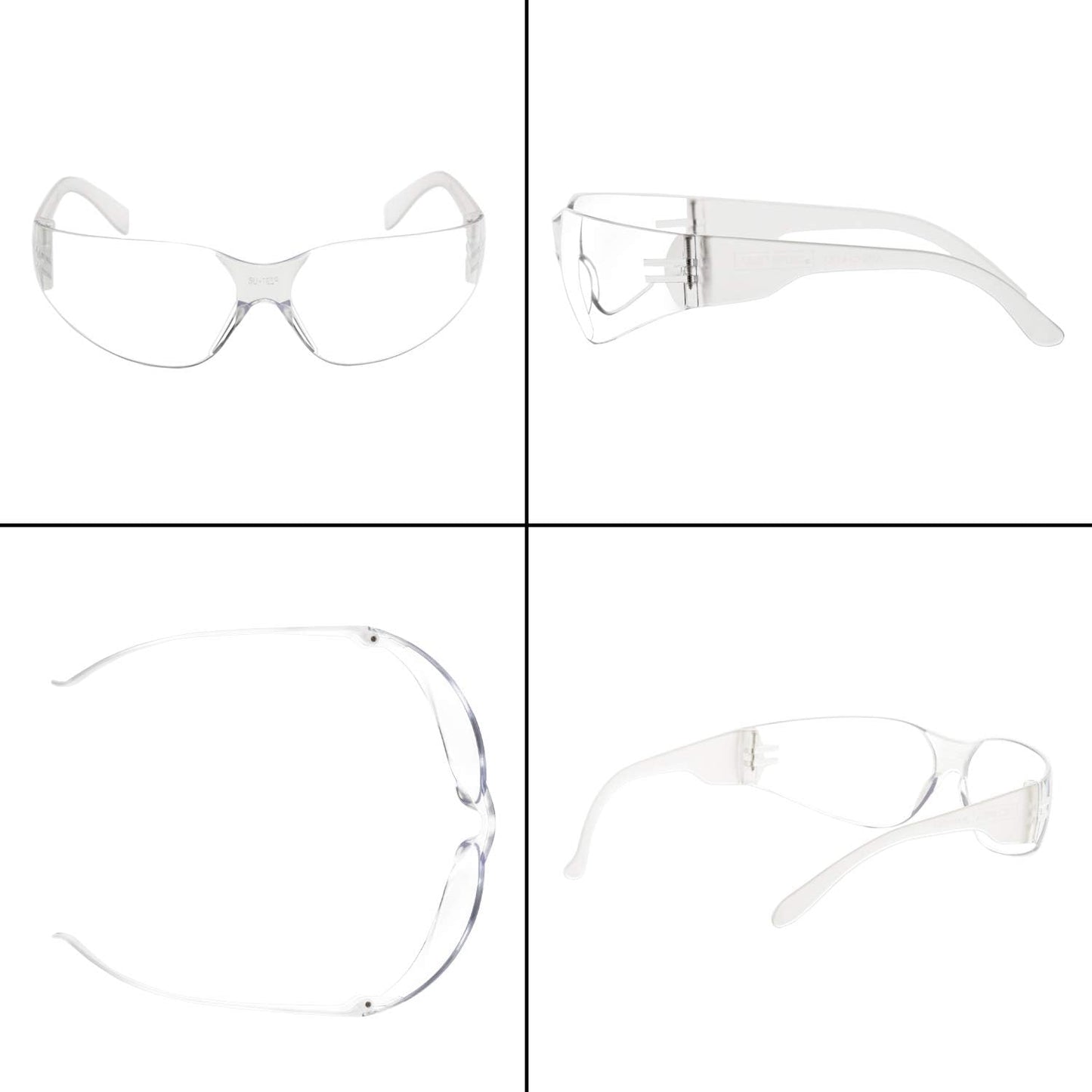12 Pack Safety Glasses ANSI Z87+ Certified Protective Eyewear Goggles for Men and Women with UV Eye Protection