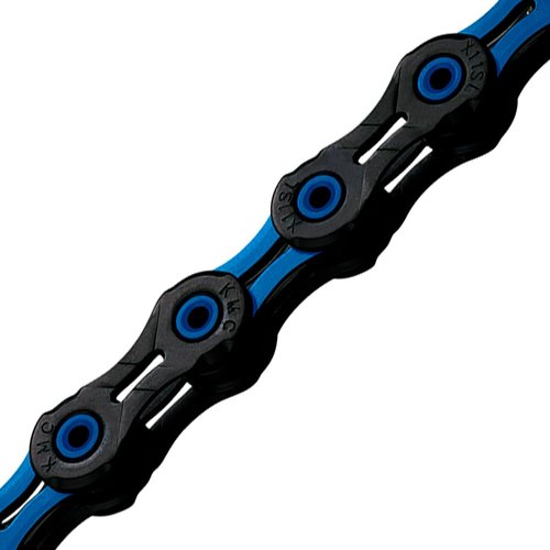 KMC 11-Speed DLC11 Series High-Performance Chain | for Road/Mountain/Gravel | Shimano, SRAM, and Campagnolo Compatible | 116 Links, Missing Link Included |Black