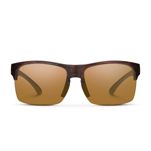 Suncloud Rambler Lite Polarized Sunglasses – 100% UV Protection – Comfortable Fit, Trendy Design – for Men & Women – Matte Burnished Brown + Polarized Brown Lenses