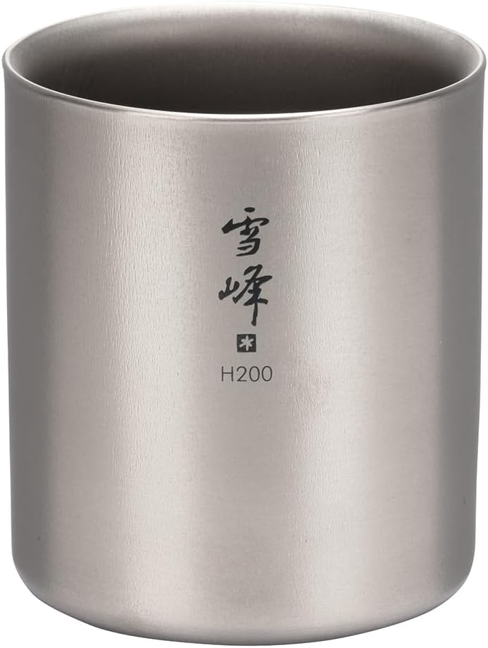 Snow Peak Seppou Stacking Mug H200 Titanium One Size