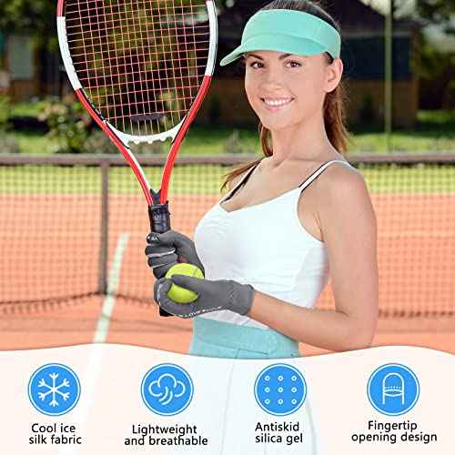 Hercicy 2 Pairs Sun Gloves for Women UV Protection Summer Driving Gloves Full Finger Touchscreen Non Slip Gloves