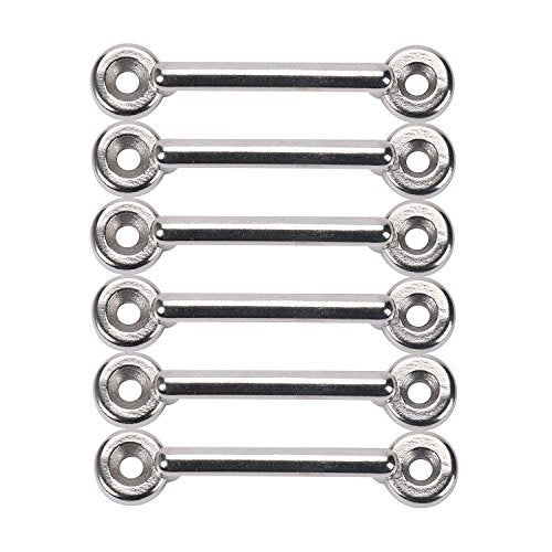 Stainless Steel Bimini Top Strap & Footman Loop Set - Heavy Duty for Jeep Corvette Kayak