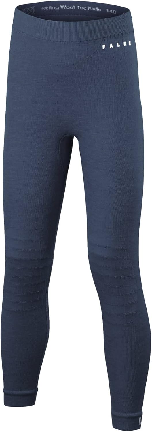 FALKE Unisex Kids Wool Tech. Long Base Layer Bottom, 1 Pair