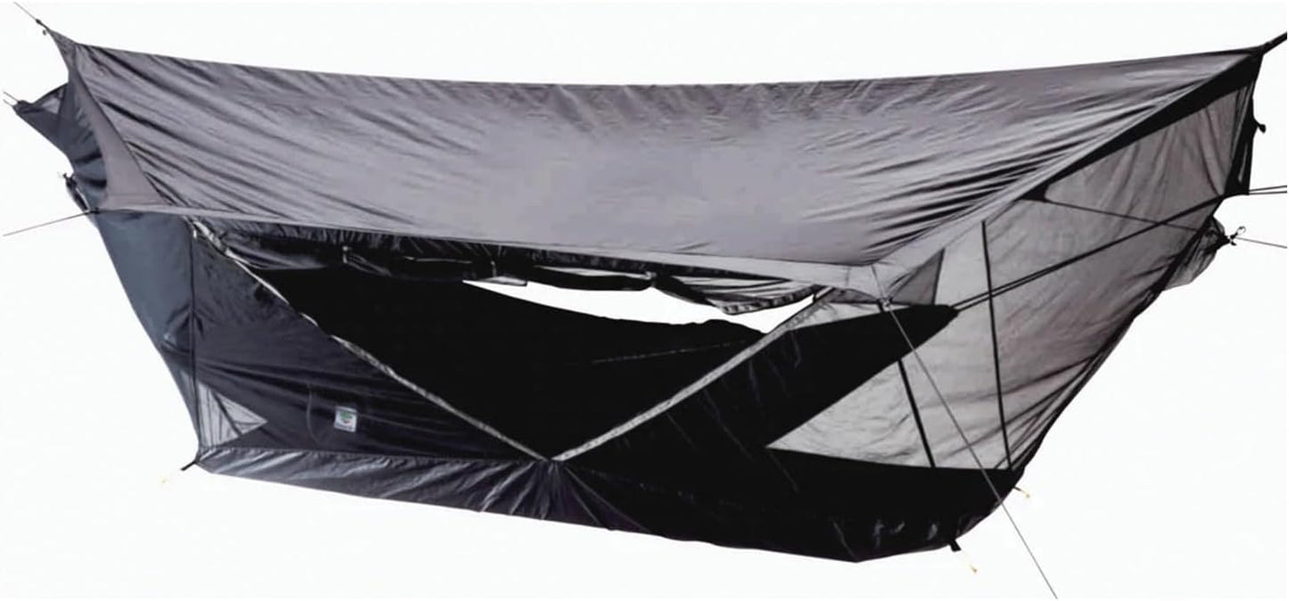 Hammock Bliss Sky Tent 2 - A Revolutionary 2 Person Hammock Tent – Waterproof and Bug Proof Hanging Tent Provides Spacious and Cozy Shelter for 2 Camping Hammocks – Embrace Hammock Camping Comfort