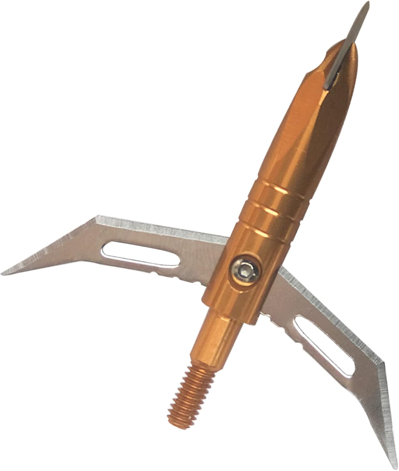 12pcs Hunting Broadheads 100 Grain Archery Broadheads 420 Stainless Steel Higher Hardness 2-Blades + 1 pc Broadhead Case for Arrowheads