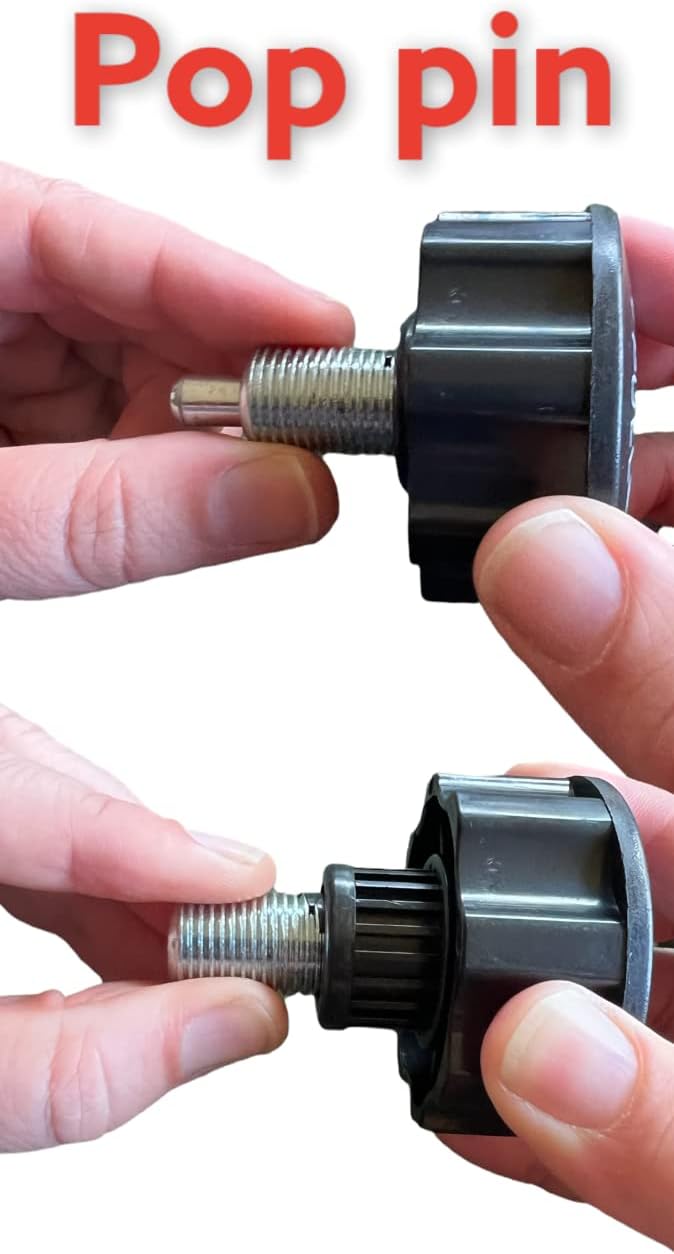 Treadlife Fitness Universal Pop Pin for Exercise Machines - Compatible with Schwinn AD6-1/2"