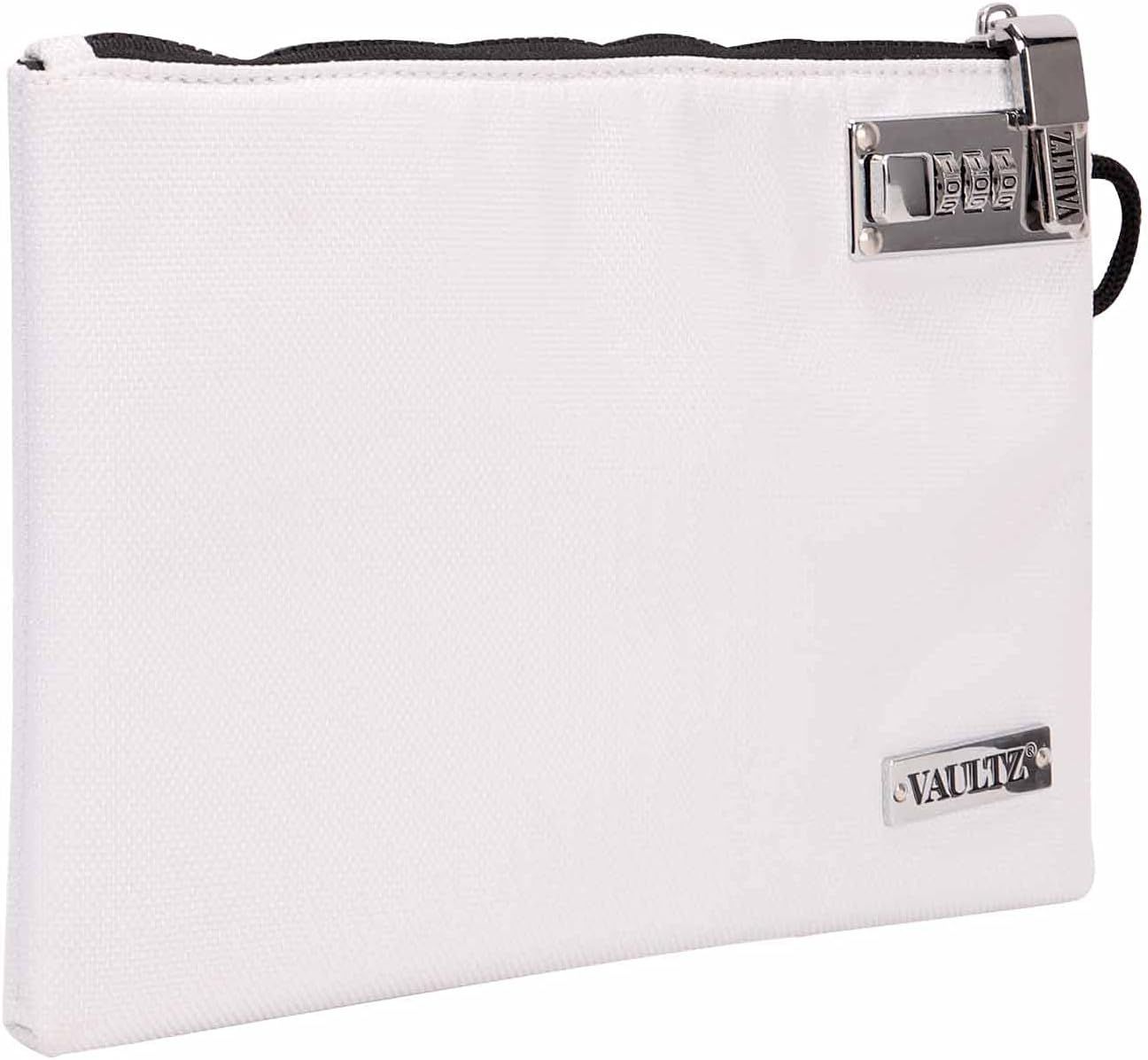 Vaultz Money Bag with Lock - 5 x 7 Inch, Men & Women's Locking Accessories Pouch for Cash, Bank Deposits, Wallet, Medicine, Phone and Credit Cards - BERRY