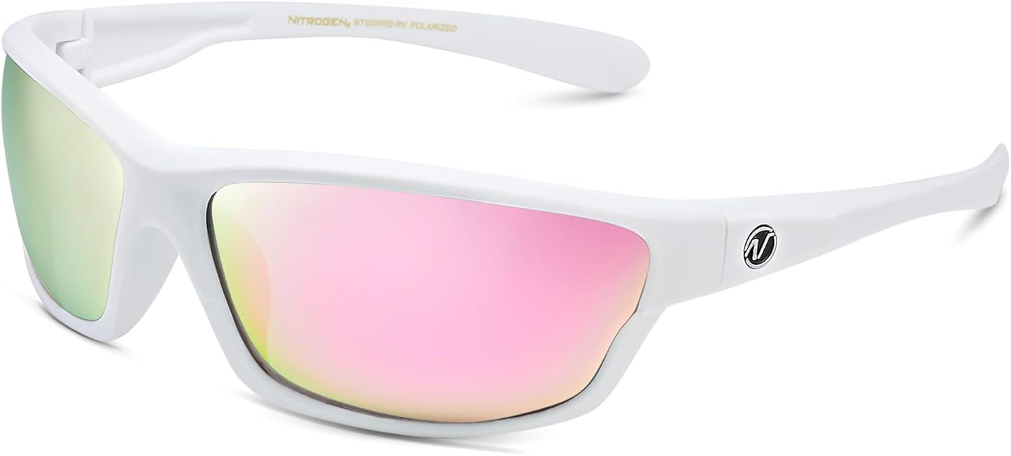 Nitrogen Polarized Wrap Around Sport Sunglasses for Men Women UV400 Driving Fishing Running Sun Glasses