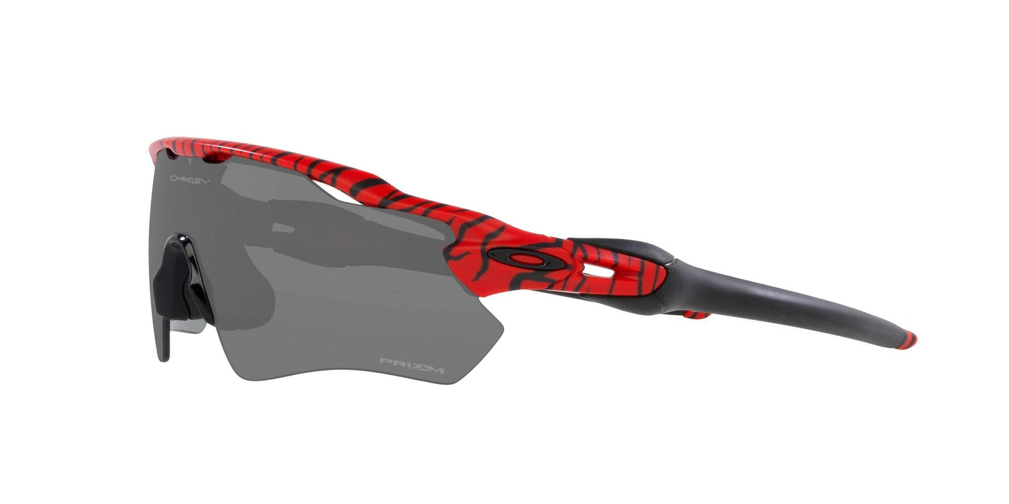 Oakley Men's OO9208 Radar EV Path Rectangular Sunglasses, Red Tiger/Prizm Black, 38 mm