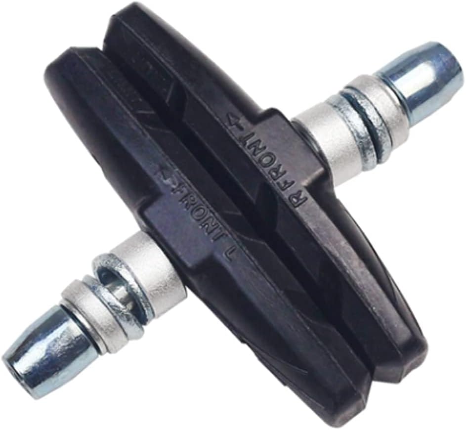2 Pairs (4 Pieces) MTB Bike Cycle Bicycle Rubber V-Brake Pads No-Noise No-Skid, 70mm