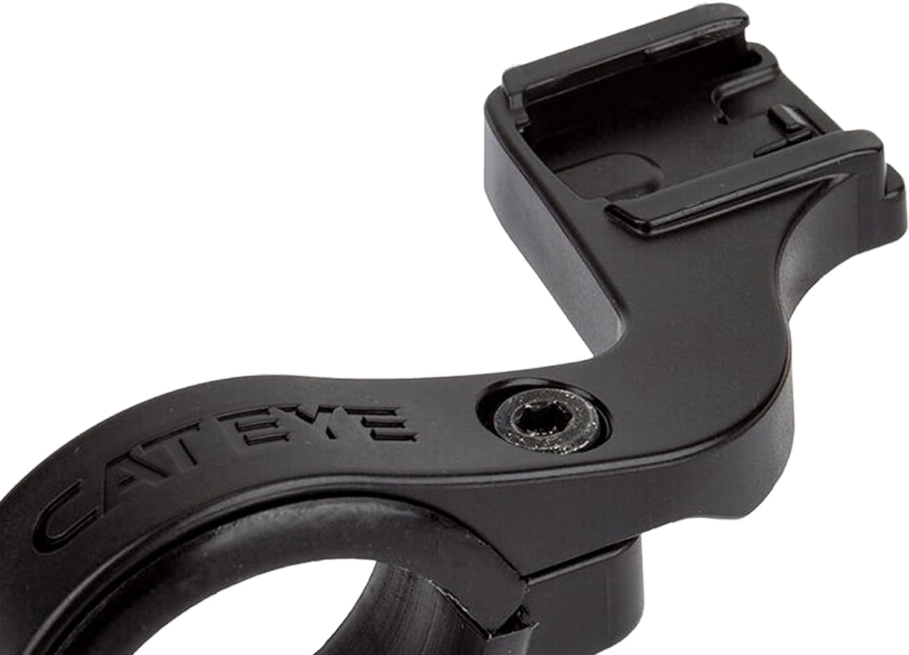 CATEYE OF-100 Out Front Bike Computer Bracket – Bolt-on Mount, Positions Computer Front and Center, Easily View Your Ride Data, Compatible with Padrone, Strada, Urban and Velo Wireless Computers