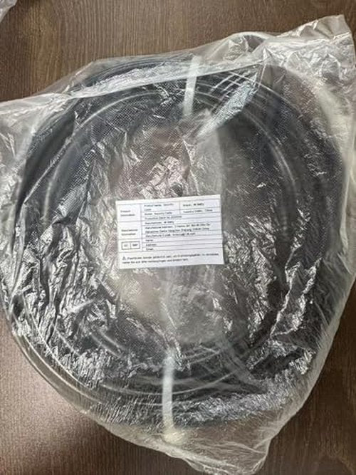 Fitness Pulley Cable Gym Cable Replacement for Pulley Cable Machine,Pulley Cable for DIY Home Gym,Wire Rope Length for Weight Lift Pulley System,Steel Cable Thick 5mm TPU (Long Cable with Parts, 33FT)