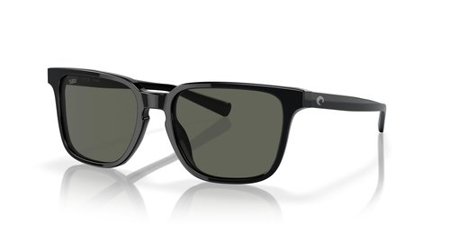 Costa Del Mar Man Sunglasses Black Frame, Gray Lenses, 53MM