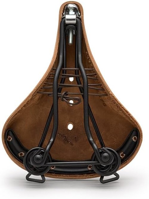Brooks England B67, Leather Bike Saddle with Suspension Springs