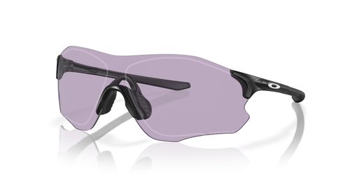 Oakley Men's OO9313 EVZero Path Low Bridge Fit Rectangular Sunglasses, Matte Black/Prizm Slate, 38 mm
