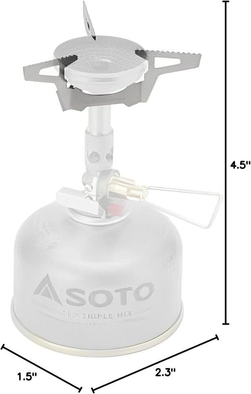 Lightweight SOTO TriFlex & 4Flex WindMaster Stove Stand - Durable Stainless Steel, Stable Design
